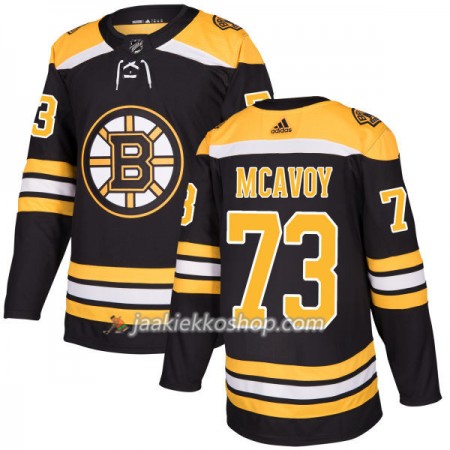 Miehille NHL Boston Bruins Pelipaita Charlie McAvoy 73 Adidas 2017-2018 Musta Authentic